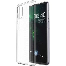 Mutcase - Samsung Galaxy M51 - Kılıf Şeffaf Soft Slim Fitt Süper Silikon Kapak