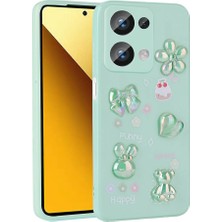 Mutcase Xiaomi Redmi Note 13 Pro 4g - Kılıf Kabartma Figürlü Parlak Toys Silikon Kapak - Mor