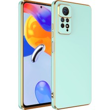 Mutcase - Xiaomi Redmi Note 12 Pro 4g - Kılıf Parlak Renkli Bark Silikon Kapak - Açık Yeşil