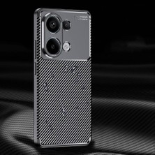 Mutcase Xiaomi Redmi Note 13 4g - Kılıf Auto Focus Karbon Negro Silikon Kapak