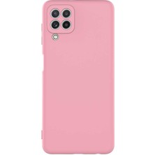 Mutcase - Samsung Galaxy M22 - Kılıf Içi Kadife Koruyucu Mara Lansman Kapak - Pembe Koyu