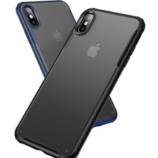 Mutcase - Apple iPhone Xs Max 6.5 - Kılıf Koruyucu Sert Volks Kapak - Lacivert