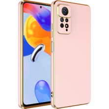 Mutcase - Xiaomi Redmi Note 12 Pro 4g - Kılıf Parlak Renkli Bark Silikon Kapak - Rose Gold