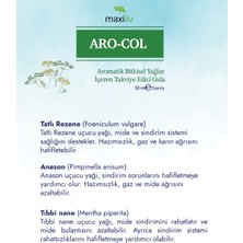Maxiliv Aro-Col – Aromatik Bitkisel Yağlar İçeren Damla – Tatlı Rezene, Anason ve Tıbbi Nane – 30 ml