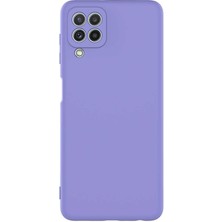 Mutcase - Samsung Galaxy M32 - Kılıf Içi Kadife Koruyucu Mara Lansman Kapak - Lila