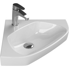 Turkuaz Arda Köşe Lavabo 46X46 cm
