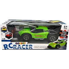 Gokidy Süspansiyonlu Işıklı Uzaktan Kumandalı Yarış Arabası Rc Racer 1:18 Ölçek