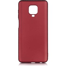 Mutcase - Xiaomi Redmi Note 9s - Kılıf Mat Soft Premier Silikon Kapak - Rose Gold