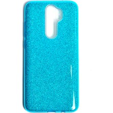 Mutcase - Xiaomi Redmi Note 8 Pro - Kılıf Simli Koruyucu Shining Silikon - Gri