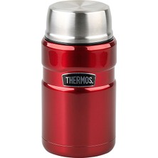 Thermos Stainless King Yemek Termosu 0.71L Cranberry Yemek Termosu SK3021-CRTRAK Kırmızı