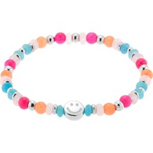 Energetix Gülen Yüzlü Renkli Taşlı Manyetik Bileklik
