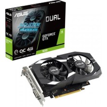 Asus Dual GeForce GTX1650 OC V2 DUAL-GTX1650-O4GD6-P-V2 4GB GDDR6 128Bit DX12 Gaming Ekran Kartı