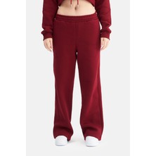 Mesfeno Kadın Beli Lastikli Jogger, Yüksek Bel, Wide Leg Pantolon