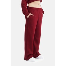 Mesfeno Kadın Beli Lastikli Jogger, Yüksek Bel, Wide Leg Pantolon