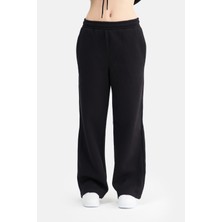 Mesfeno Kadın Beli Lastikli Jogger, Yüksek Bel, Wide Leg Pantolon