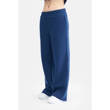 Mesfeno Kadın Beli Lastikli Jogger, Yüksek Bel, Wide Leg Pantolon