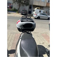 Arwic Cv 46  Litre Kargo Motosiklet Çantası Gri