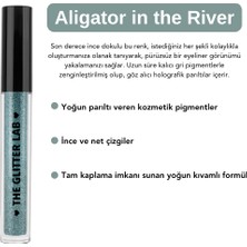 The Glitter Lab Simli Likit Eyeliner - Dazzling Liner - Aligator İn The River