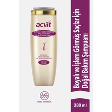 Acvit Boyalı ve Işlem Görmüş Saçlar Için Doğal Bakım Şampuanı – 330 ml