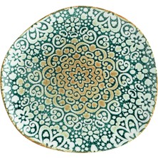 Bonna Alhambra Vago 6 Adet 29 cm Porselen Düz Tabak Yeşil