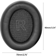 Mrstoys Anker Soundcore Life Q10 Q10 Bt Uyumlu Kulaklık Pedi Q10 Kulaklık Süngeri Soundcore Life Q10 Bt Kulaklık Yastığı Anker Q10 Yastık Sünger-Siyah