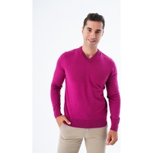 Trist Star Erkek Gül Kurusu %100 Pamuk Bisiklet Yaka Triko Kazak TRIST-1102