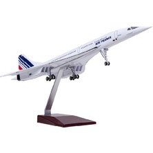 Concorde Jet Yolcu Uçağı Model Uçak 1/125 Ölçek 50CM