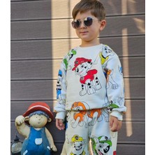 Paw Patrol Beyaz Eşofman Takımı