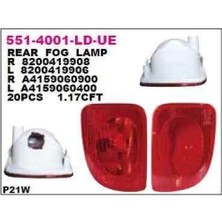 Depo Renault Kango Iı 2008 Sis Lambası Arka Sol Unıt..Ece. (Oem No:8200419906)