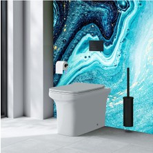 Özbey Reklam Banyo Klozet Arkası ve Fayans Yapışkanlı Folyo Kaplama (60X100 cm ) KZZ156