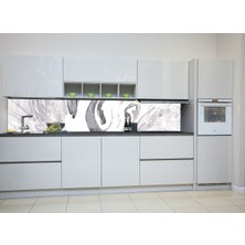Özbey Reklam Mutfak Tezgah Arası ve Fayans Yapışkanlı Folyo Kaplama (60X300) TZF127