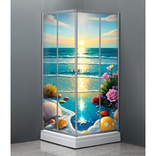 Özbey Reklam Banyo Duşakabin Kaplama Folyo Sticker ORD-143