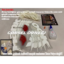 Performance Stickers Good Year Eagle Lastik Yazısı 4Lastik için Set Büyük Boy Araç Lastik Sticker Tüm Lastik Yanaklarına Uyumlu 31mm