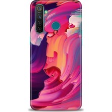 Kılıf Evreni Realme 5 Pro Kılıf Hd Baskılı Renkler Ve 9h Nano Ekran Koruyucu