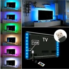 Dora Led Televizyon Monitör Arkası Kumandalı Rgb Şerit LED 3 Metre