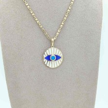 By Burak Gold Büyük Göz Nazar Boncuk Kolye Ucu – KLU0534