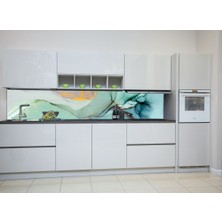 Özbey Reklam Mutfak Tezgah Arası ve Fayans Yapışkanlı Folyo Kaplama (60 x 400 cm) TZZ114