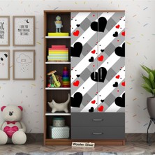 Özbey Reklam Çocuk Dolabı Kaplama Folyo Sticker Kendinden Yapışkanlı Çk7( Ölçüsü 100 x 160 cm Tek Parça )
