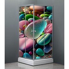 Özbey Reklam Banyo Duşakabin Kaplama Folyo Sticker ORD-165 160 x 170 cm