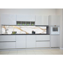 Özbey Reklam Mutfak Tezgah Arası ve Fayans Yapışkanlı Folyo Kaplama (60 x 400 cm) TZZ110