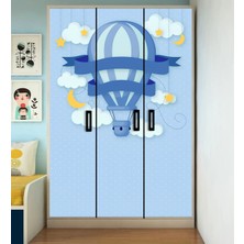 Özbey Reklam Çocuk Dolabı Kaplama Folyo Sticker Kendinden Yapışkanlı Çe4 (  Tek Parça )