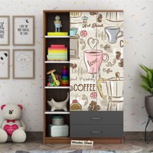 Özbey Reklam Çocuk Dolabı Kaplama Folyo Sticker Kendinden Yapışkanlı Çk8 (  Tek Parça )