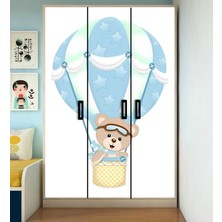 Özbey Reklam Çocuk Dolabı Kaplama Folyo Sticker Kendinden Yapışkanlı Çe1 (  Tek Parça )