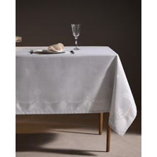 Madame Coco Lignite Masa Örtüsü - Gri - 160X230 cm