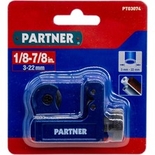 Partner PT03074 Bakır Prinç Alüminyum ve Pvc Boru Kesme 3-22 mm