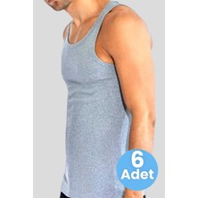 Uniquetrenders Erkek Pamuklu Atlet 6 Adet