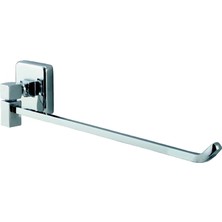 Çelik Banyo Kumru Tekli Döner Havluluk (KU10-065)