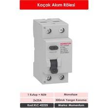 Momentum Kaçak Akım Rölesi 300MA 2X25A XLC-42225