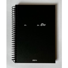 Colornote Papirüs Mini Serisi Kareli Defter, Spiralli, Sert Kapaklı, 16X23CM, 100 Yaprak