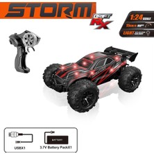 NillyToys Uzaktan Kumandalı Full Fonksiyon 2.4ghz Şarjlı 1:24 Storm Off Road Işıklı Araba